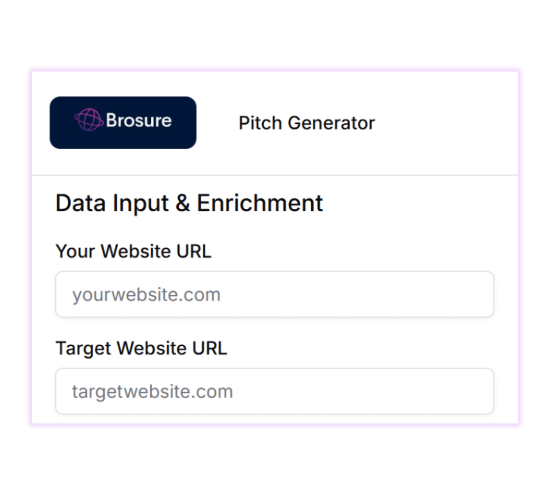 Add company and target URL