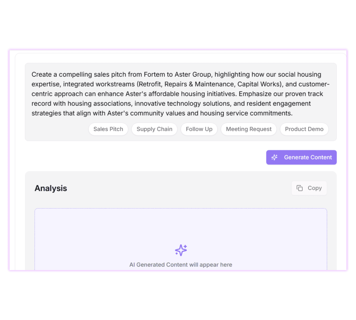 Add or Generate Prompt